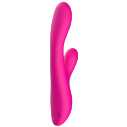 Generique Vibro Rabbit chauffant Spark 22cm Rose
